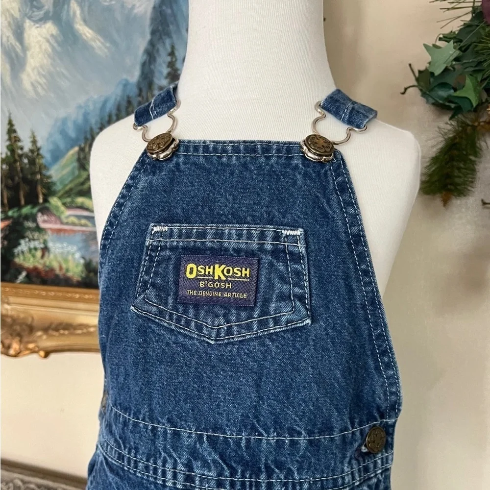 Vintage Oshkosh Dark Wash Overalls